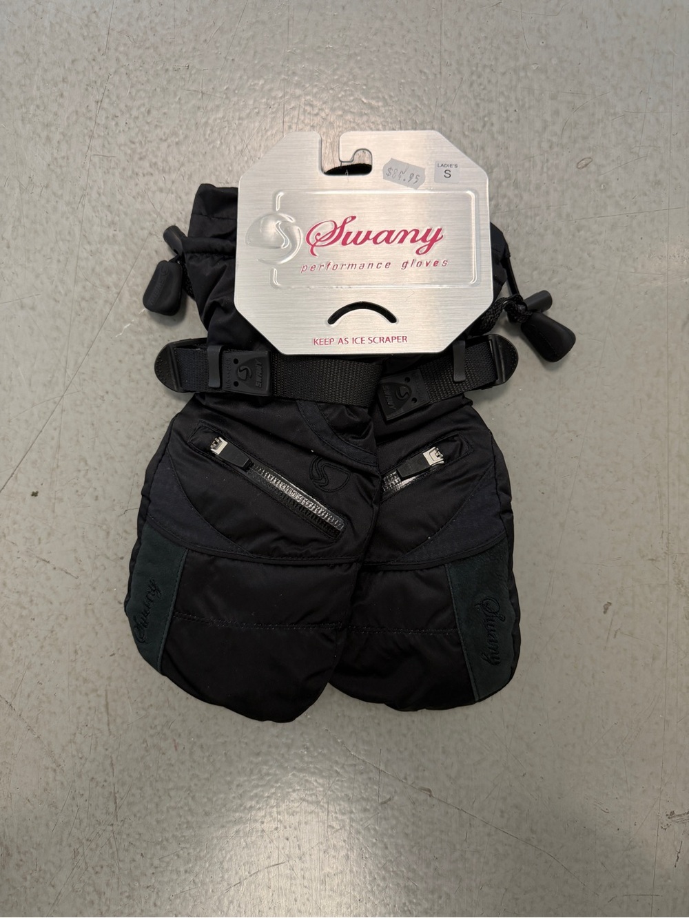 Swany Black Performance Ski Mittens